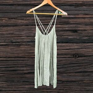 Elan Sage Green Mini Dress